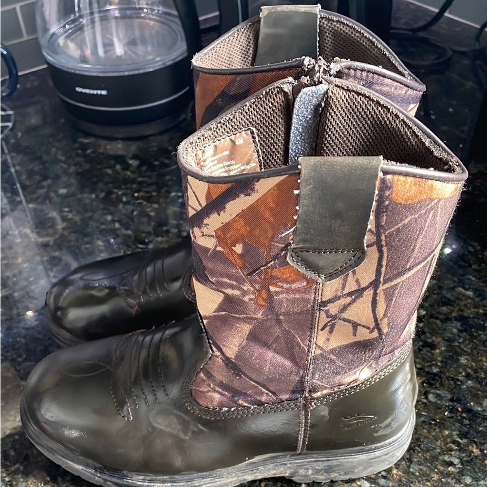 3M Thinsulate Boys Camo Boots